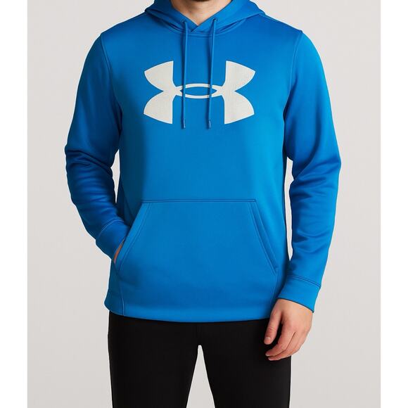Under Armour Other - Under Armour Blue/Gray Pullover Hoodie Size‎ Small